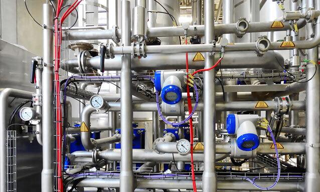 tubería del sistema hidráulico