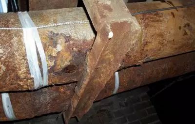 The corrosion of steel pipe The corrosion of steel pipe
